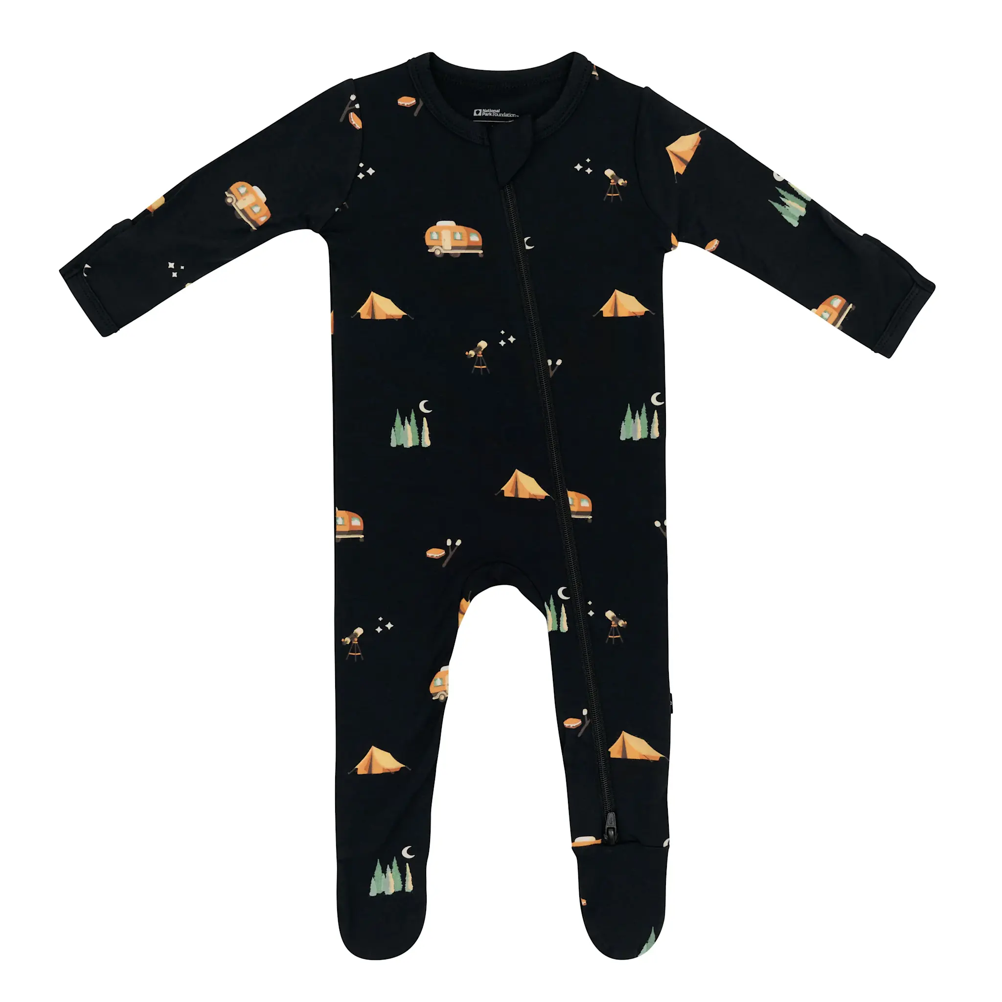 Kyte Zipper Footie - Under the Stars