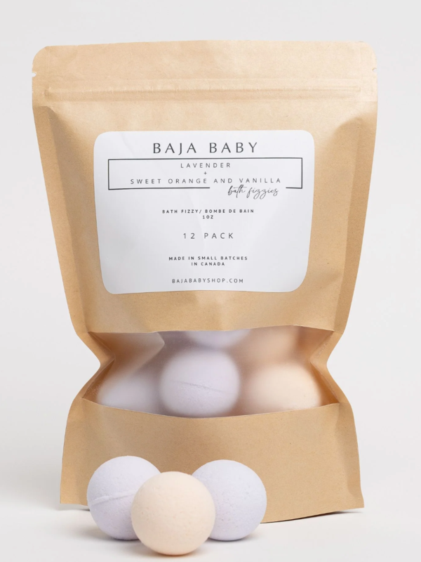 Baja Baby Mini Fizzies - Lavender/Sweet Orange + Vanilla