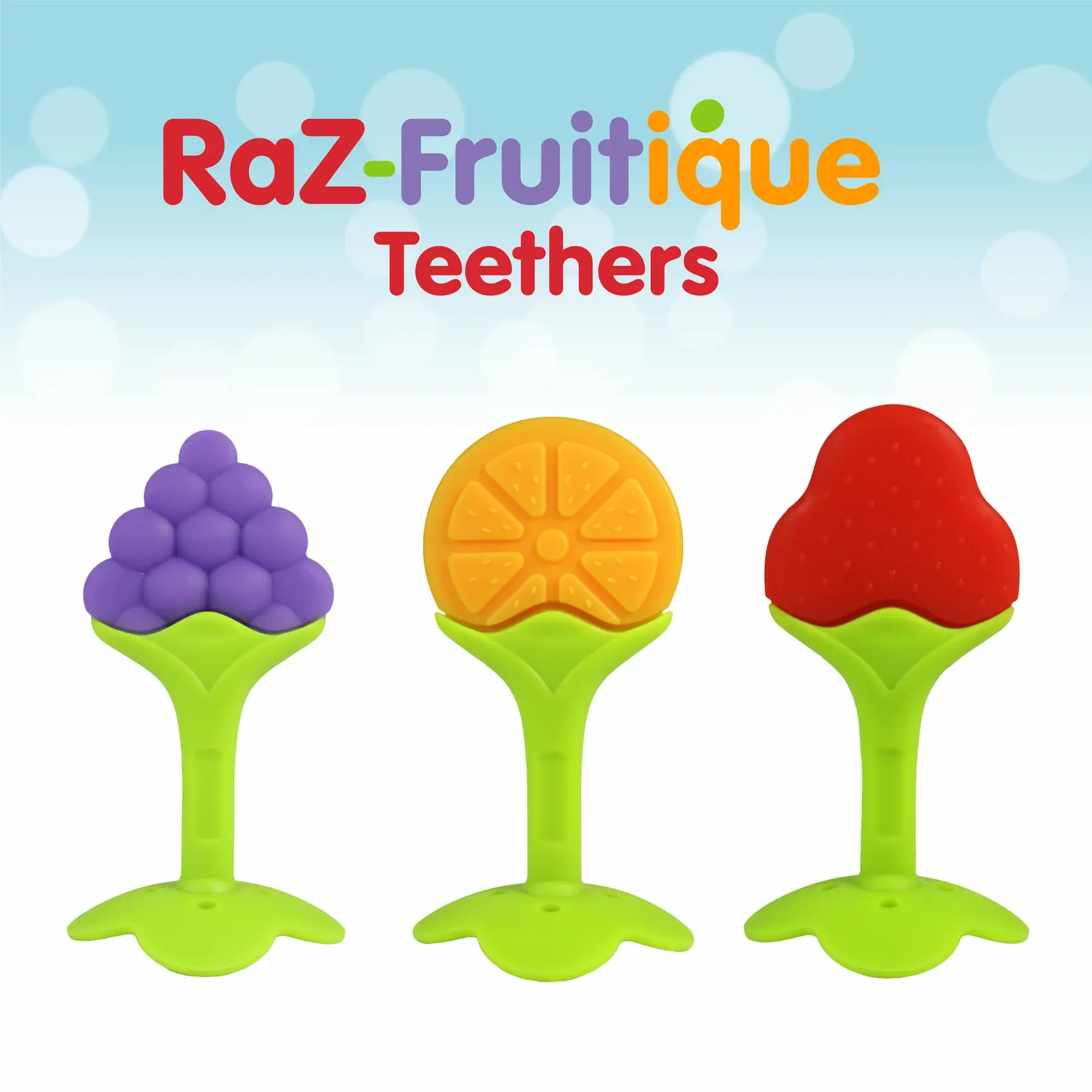 Silicone Teether Set - Fruitque
