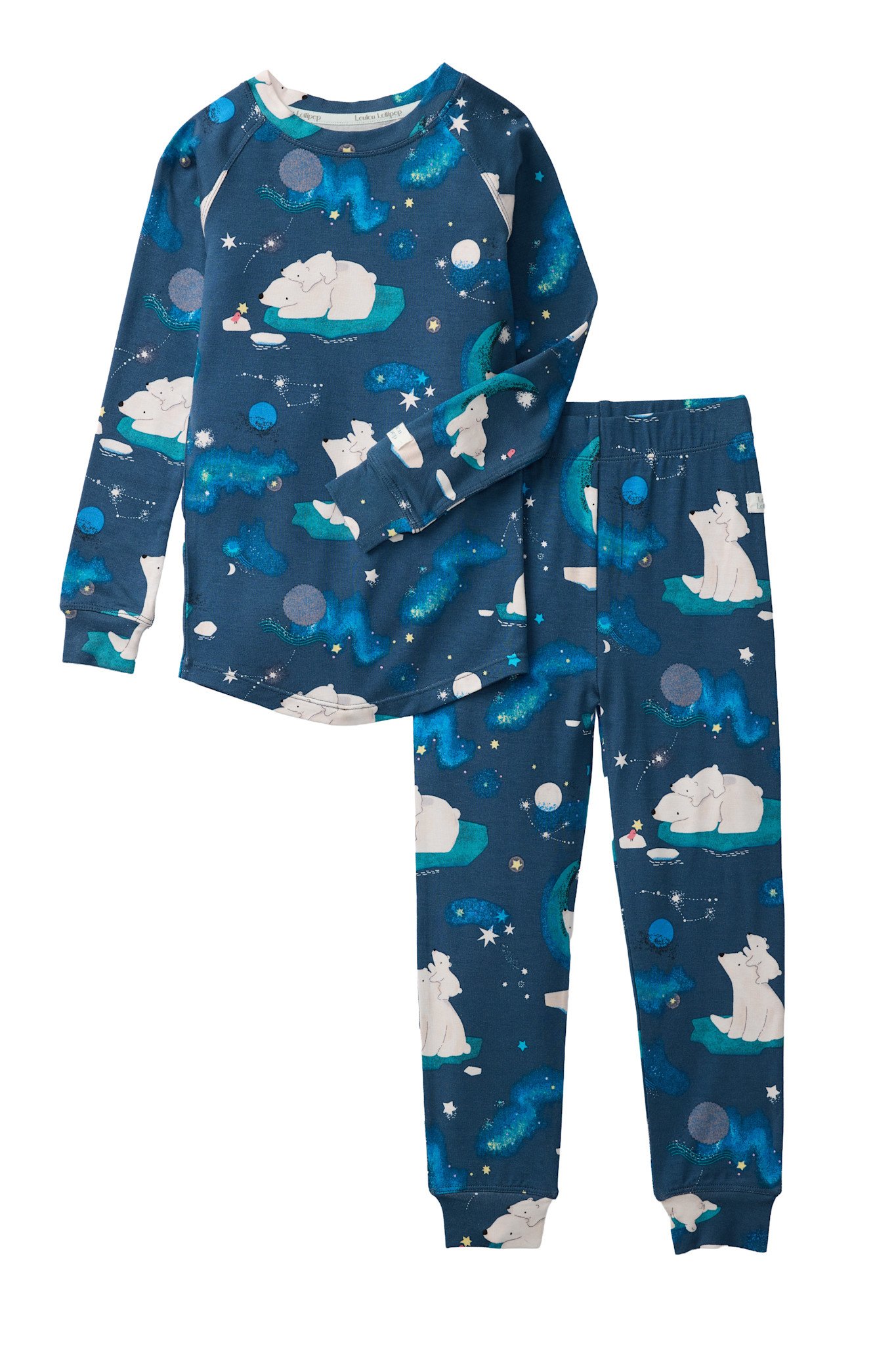 Stargazing Bear Long Sleeve Pajama Set