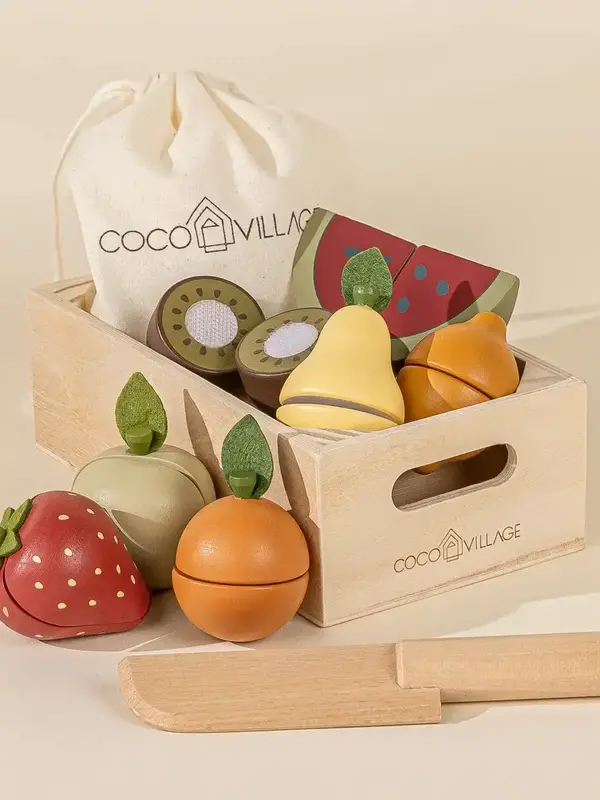 Coco Village Wooden Fruits Playset