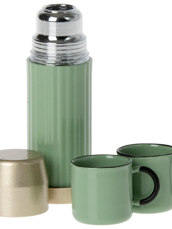 Maileg Thermos + Cups, Mouse - Mint