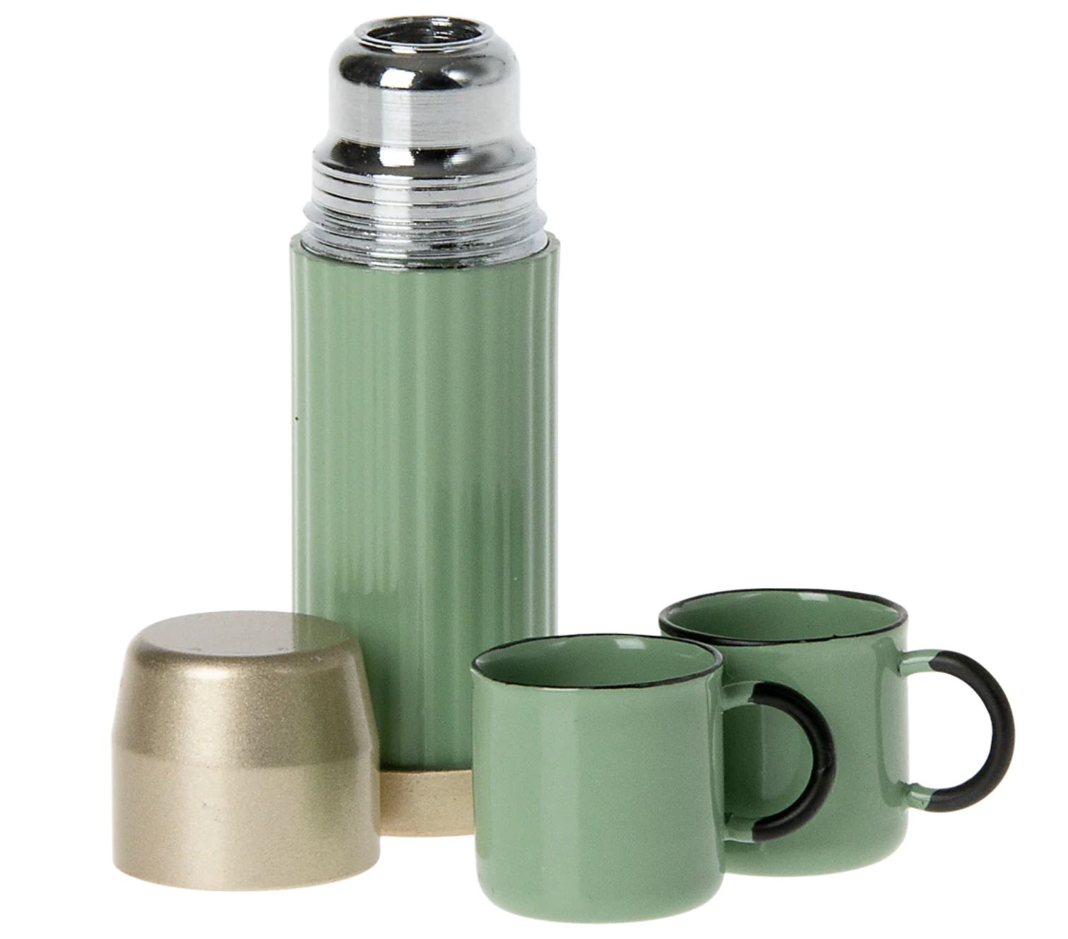 Thermos + Cups, Mouse - Mint