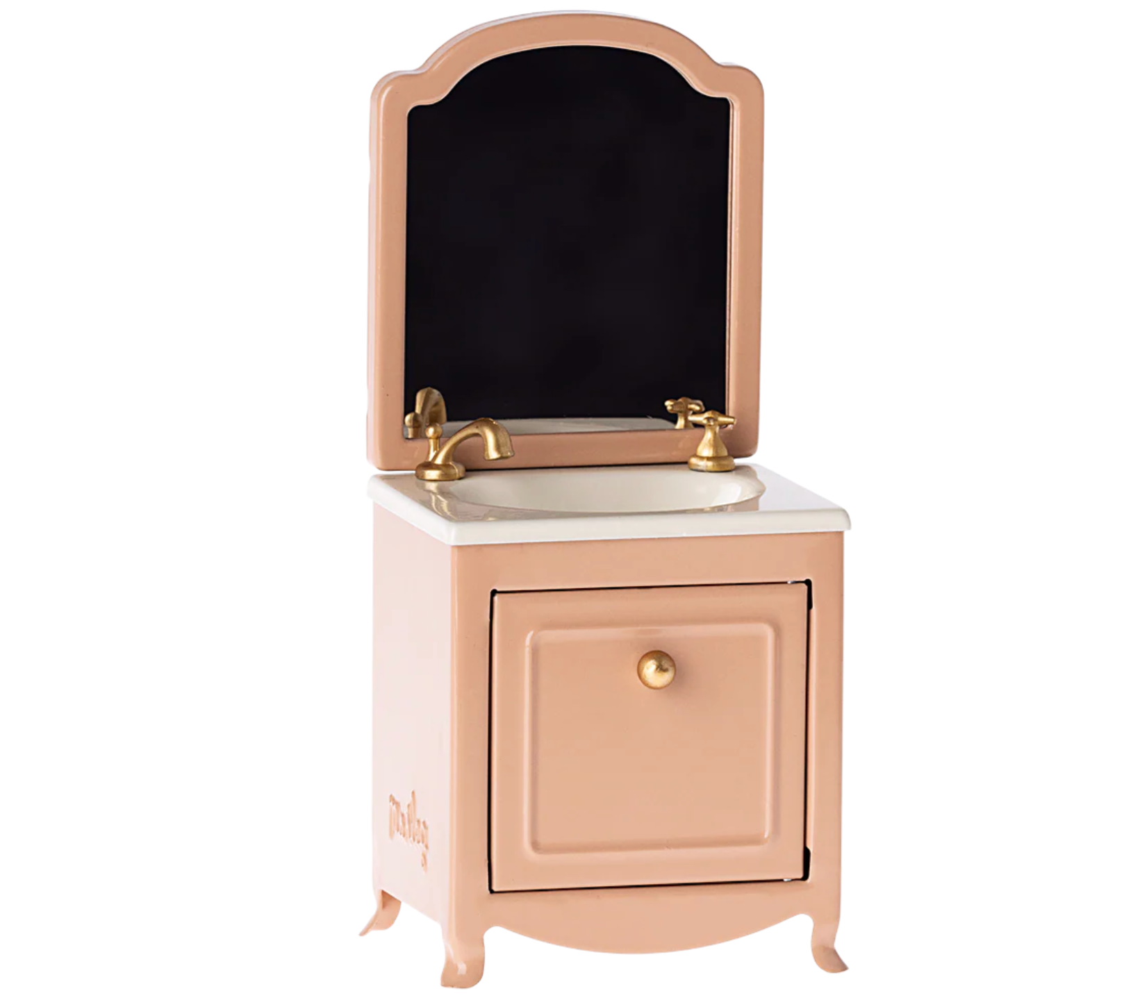 Sink Dresser w. Mirror, Mouse - Dark Powder
