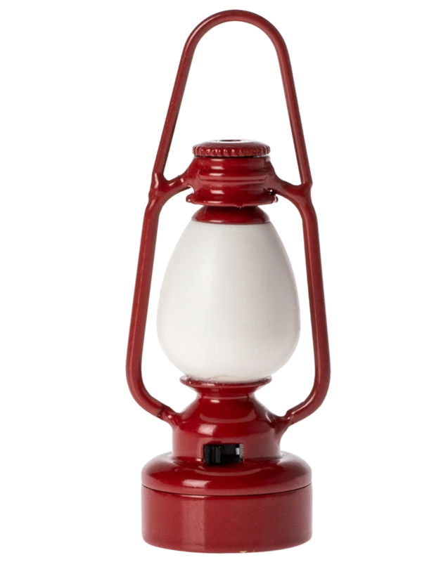 Maileg Vintage Lantern, Mouse - Red