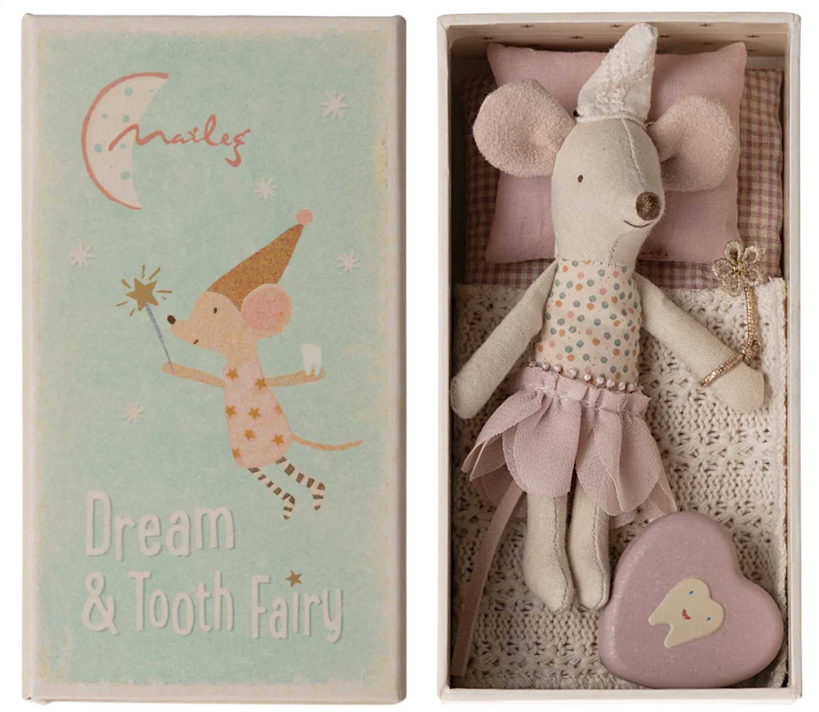 Tooth Fairy Mouse, Little Sister in Matchbox