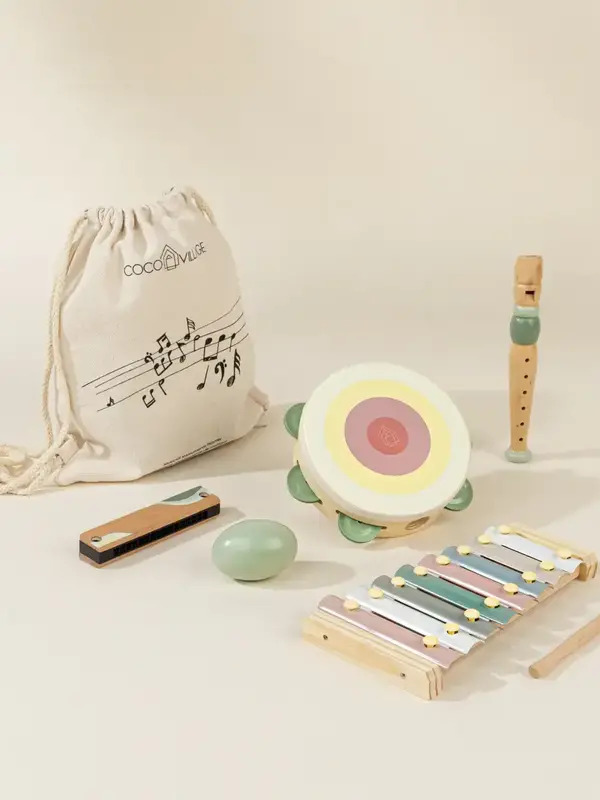 Coco Village Wooden Musical Instrument Playset