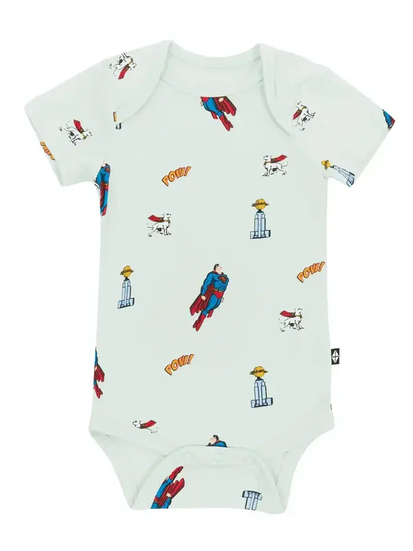 Kyte Short Sleeve Bodysuit - Superman