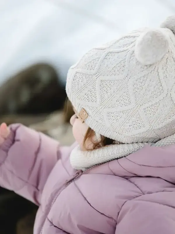 Calikids Knit Hat Two PomPom