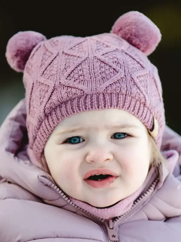 Calikids Knit Hat Two PomPom