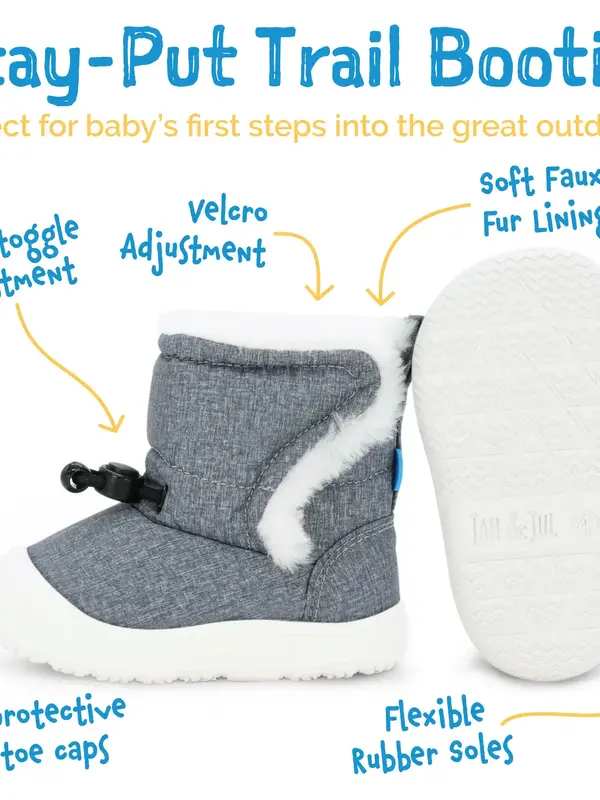 Jan + Jul Stay-Put Trail Booties