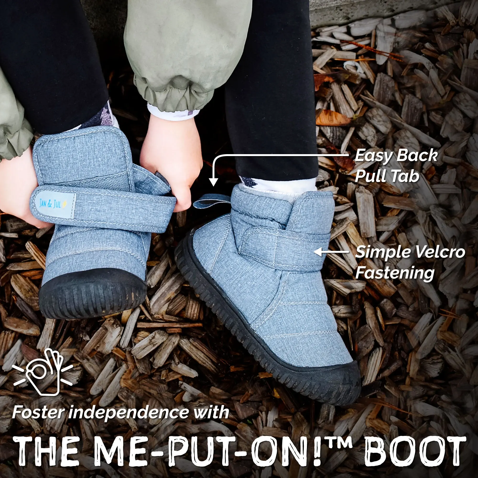 Kids Insulated Ankle Boots