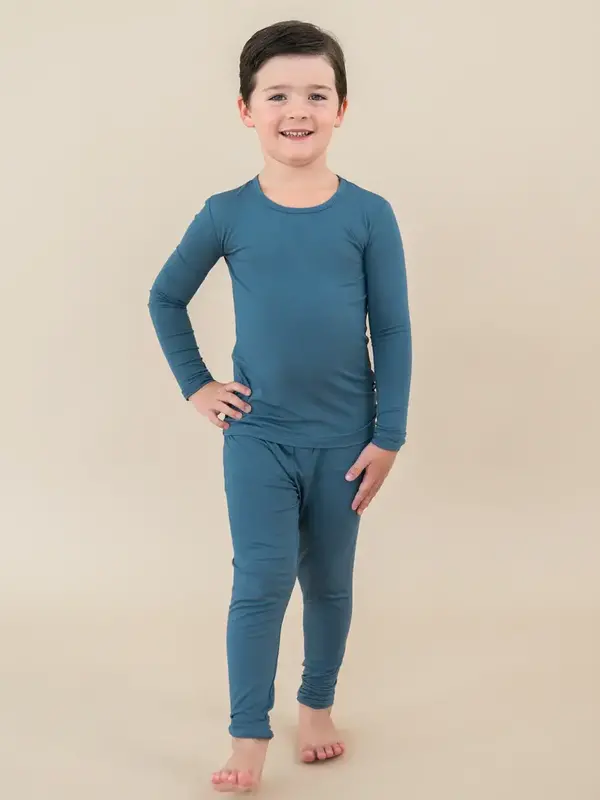 Kyte Long Sleeve Pajama Set - Atlantic