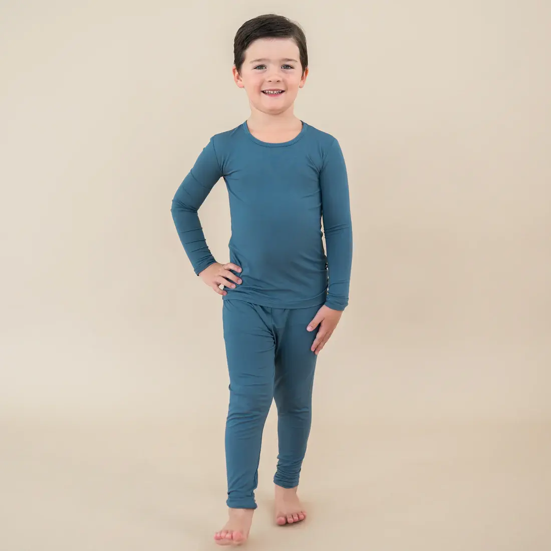 Kyte Long Sleeve Pajama Set - Atlantic