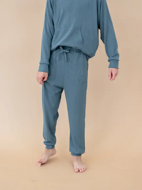 Kyte Rib Jogger - Atlantic