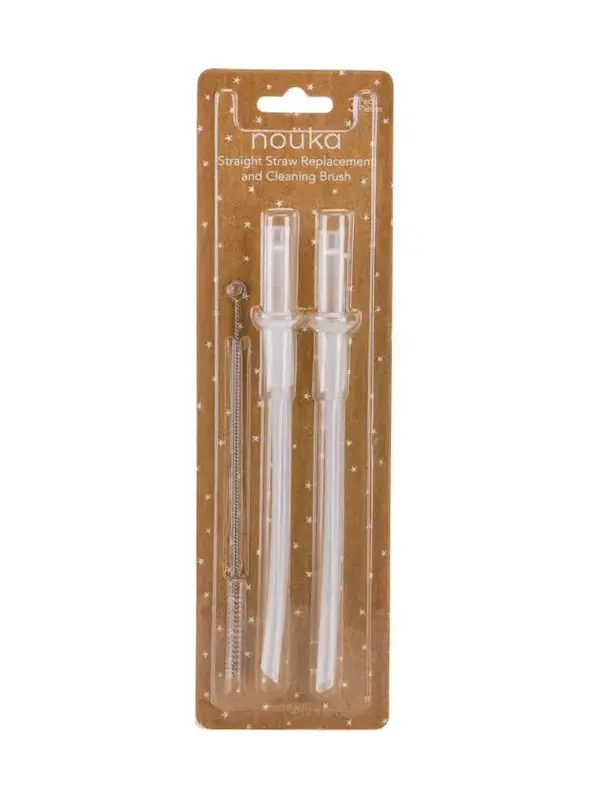 Nouka Nouka Weighted Straw Replacement + Cleaning Brush