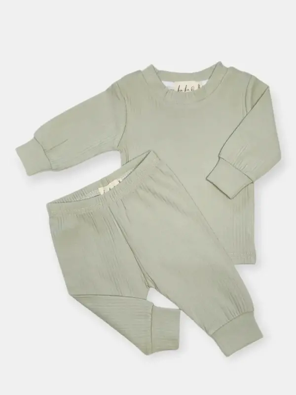 ba.be.o Light Sage Two Piece Suit