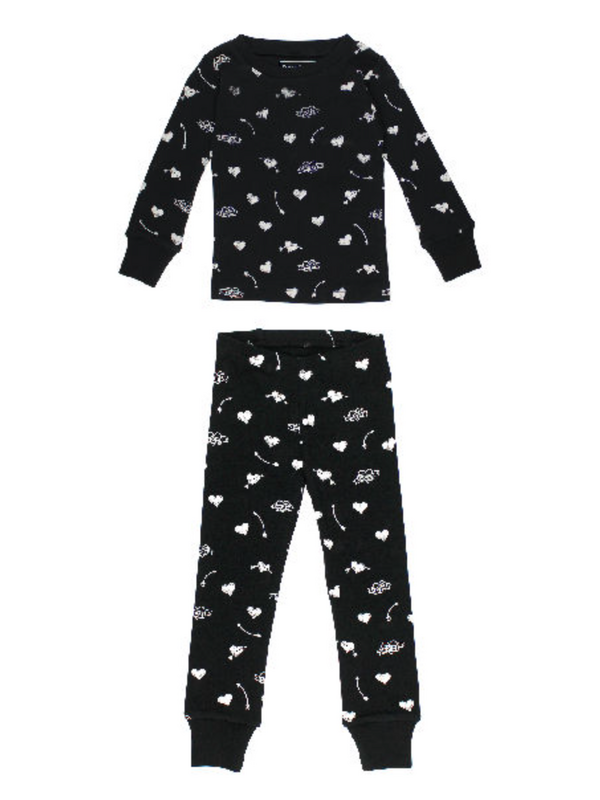 Organic Long Sleeve Pajamas - Mom Heart