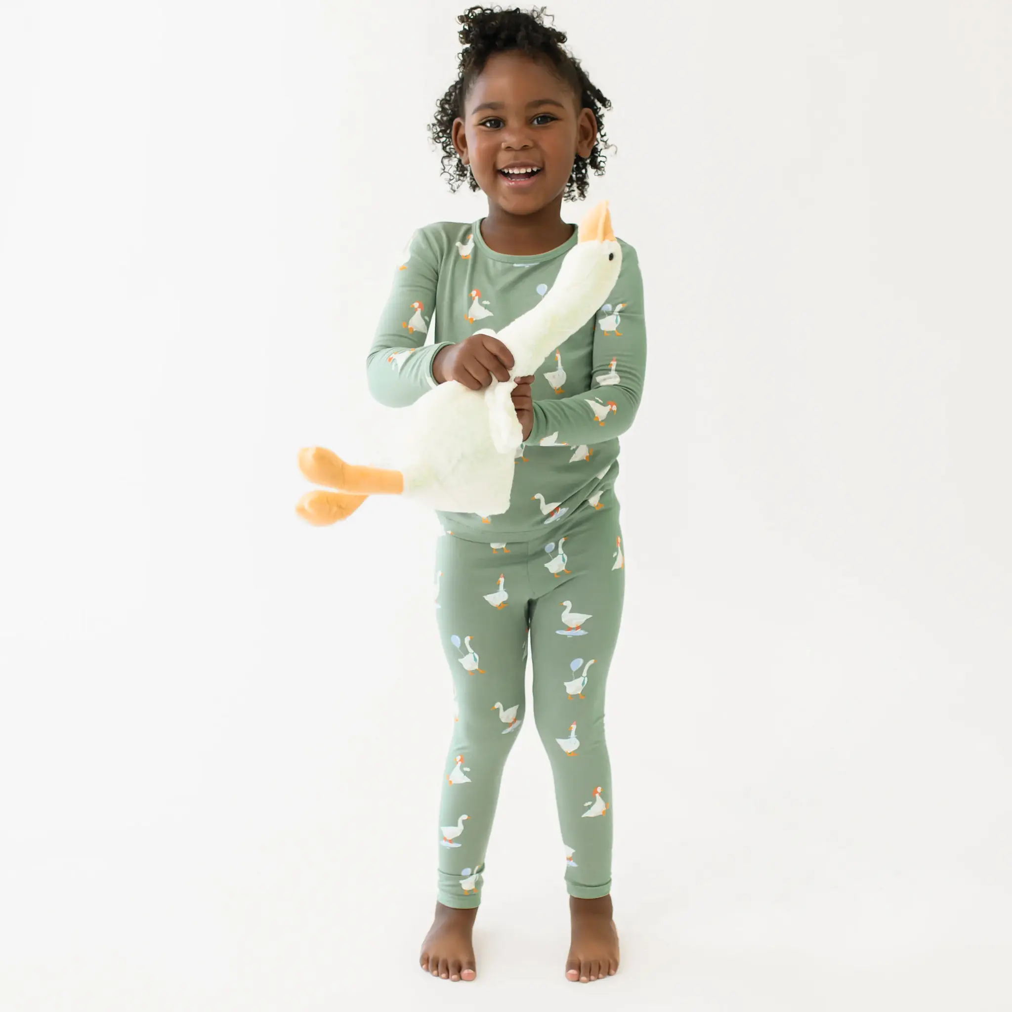 Kyte Long Sleeve Pajama Set - Silly Goose