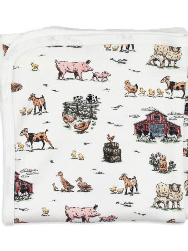 Farm Friends Organic Blanket