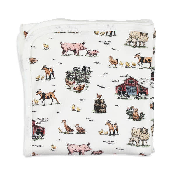 Farm Friends Organic Blanket