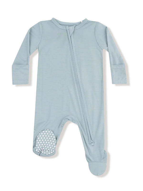 Angel Dear Zipper Footie - Jadeite
