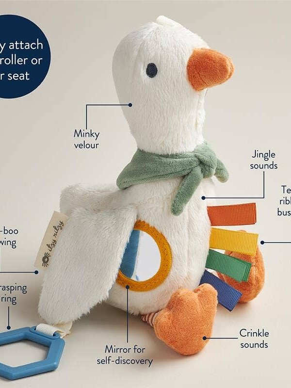 Itzy Ritzy Bitzy Traveler Toy - Goose