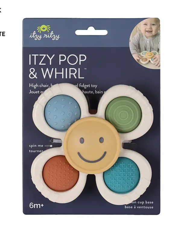 Itzy Ritzy Itzy Pop & Whirl Toy - Smile