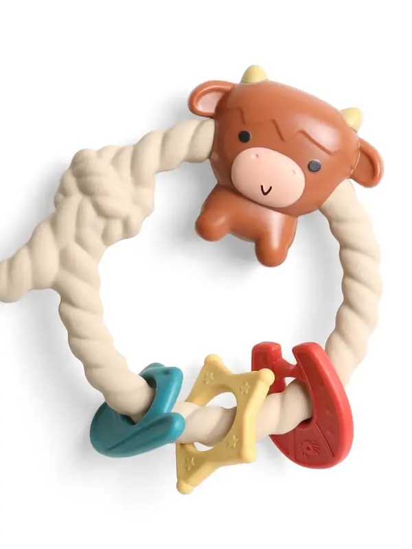 Itzy Ritzy Ritzy Rattle - Highland Cow