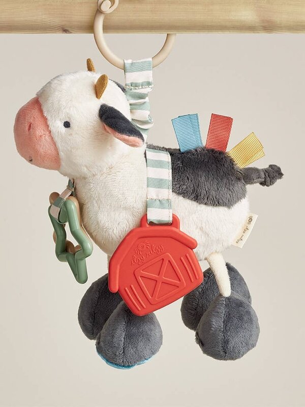 Itzy Ritzy Cow Itzy Friends Link & Love Activity Plush
