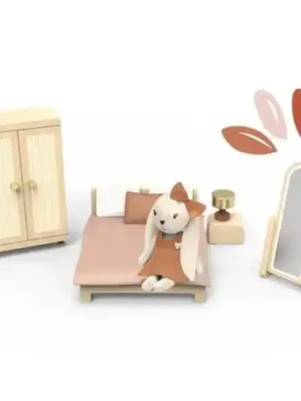 Speedy Monkey Doll House Bedroom Set