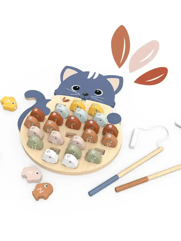 Speedy Monkey Fishing Game Alphabet