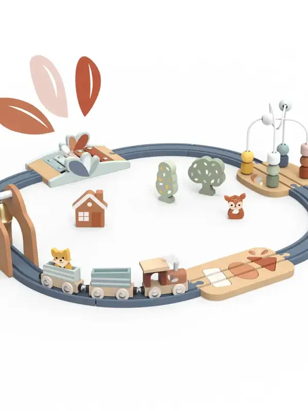 Speedy Monkey Multi-Activity Railway Set