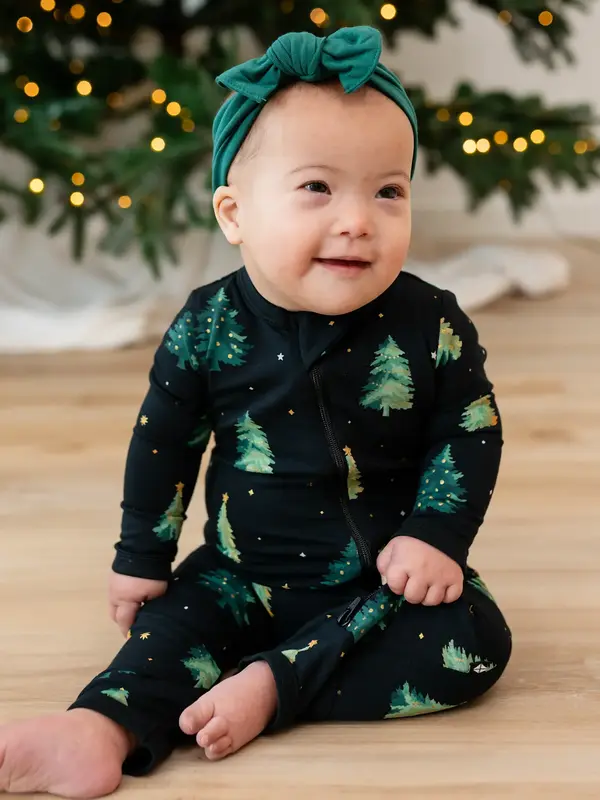 Kyte Zipper Romper - Twinkle Tree
