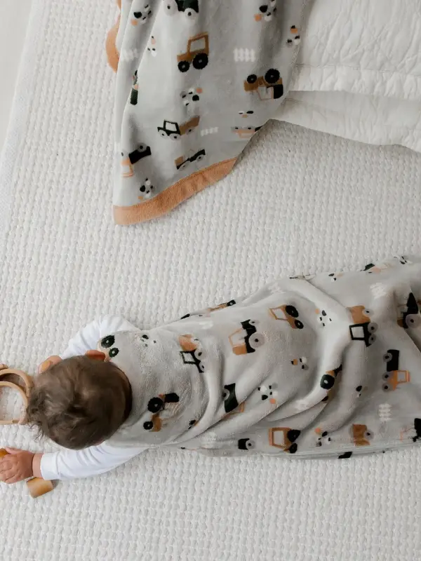 Perlimpinpin Tractors Plush Sleep Bag