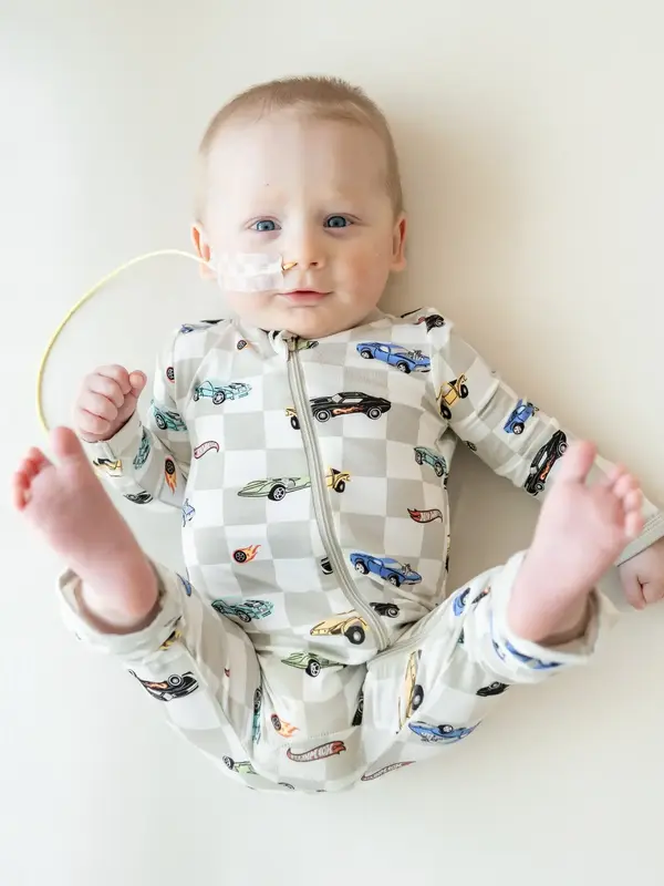 Kyte Zipper Romper - Fast + Fierce