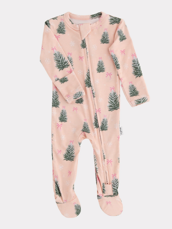 Pip + Phee Bamboo Footie - Pretty Pines