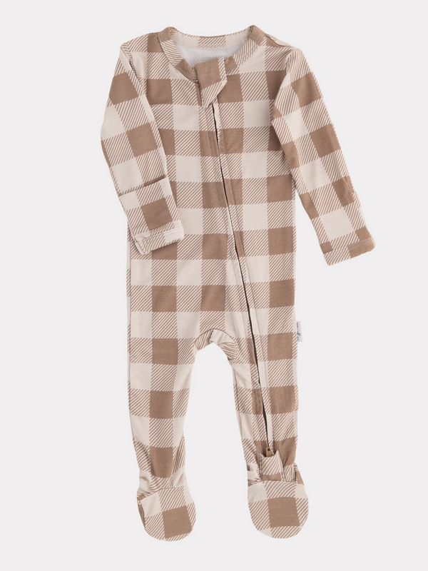 Pip + Phee Bamboo Footie - Fireside