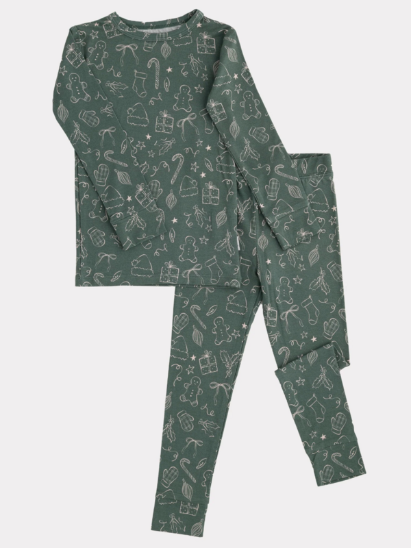 Pip + Phee Bamboo Pajamas - Merry Doodles
