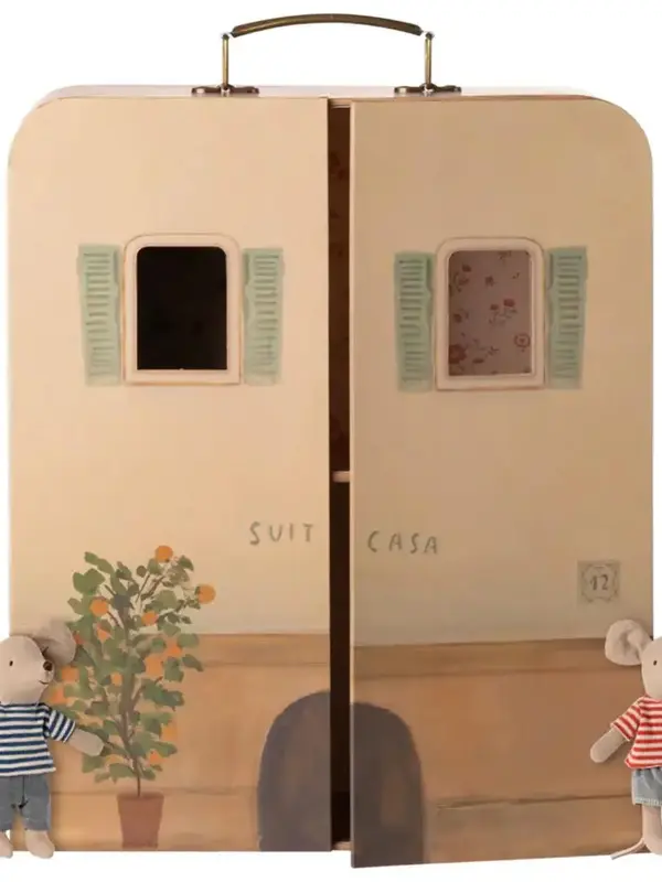 Maileg SuitCasa, Little Sister + Brother Mouse