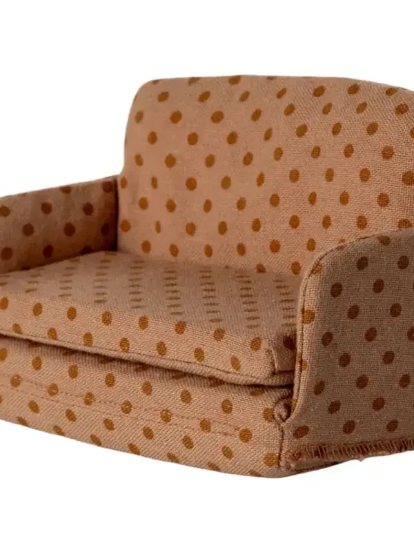 Maileg Dots Sofa Bed, Mouse