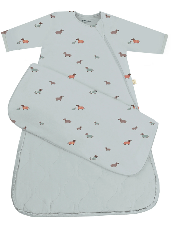 Bamboo Long Sleeve Sleep Bag - Woof 2.5 TOG