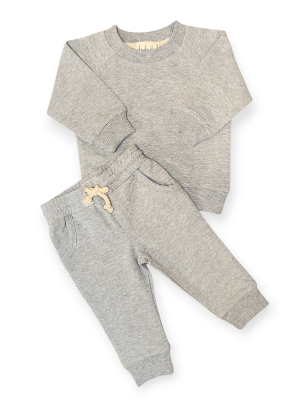 ba.be.o Heather Grey Sweatsuit
