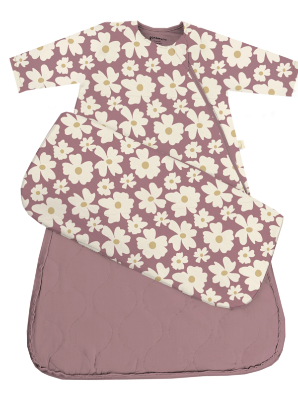 Bamboo Long Sleeve Sleep Bag - Blossom 2.5 TOG
