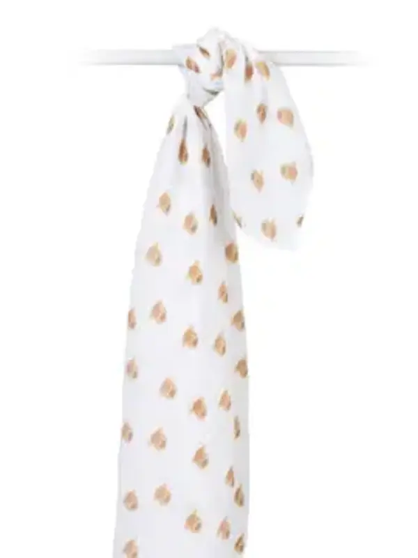 Lulujo Muslin Swaddle - Highland Cow