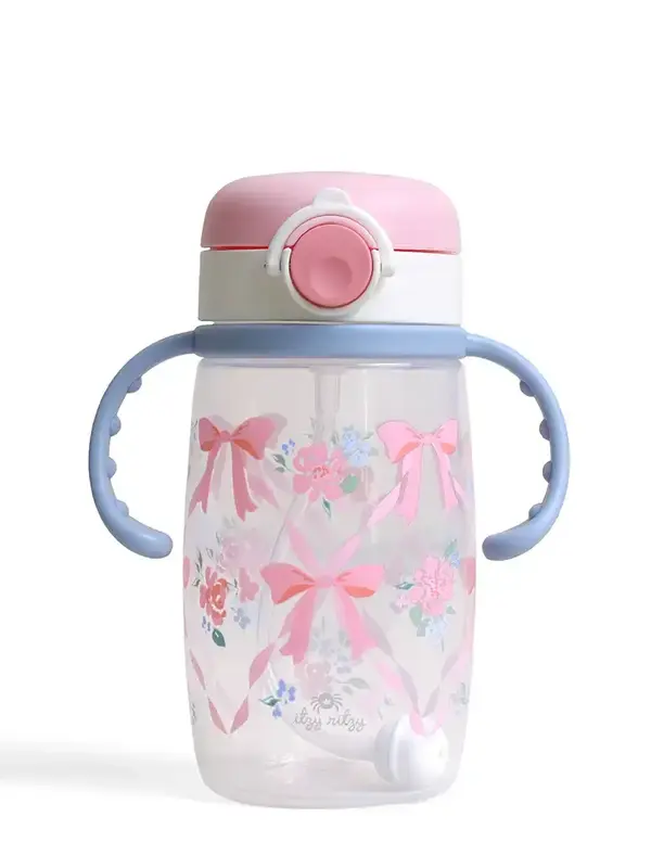 Itzy Ritzy Itzy Sips - Straw Cup Ribbons + Roses