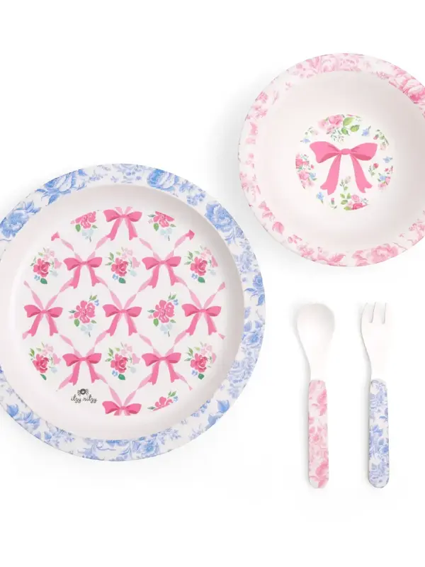 Itzy Ritzy Itzy Bistro Set - Ribbons + Roses