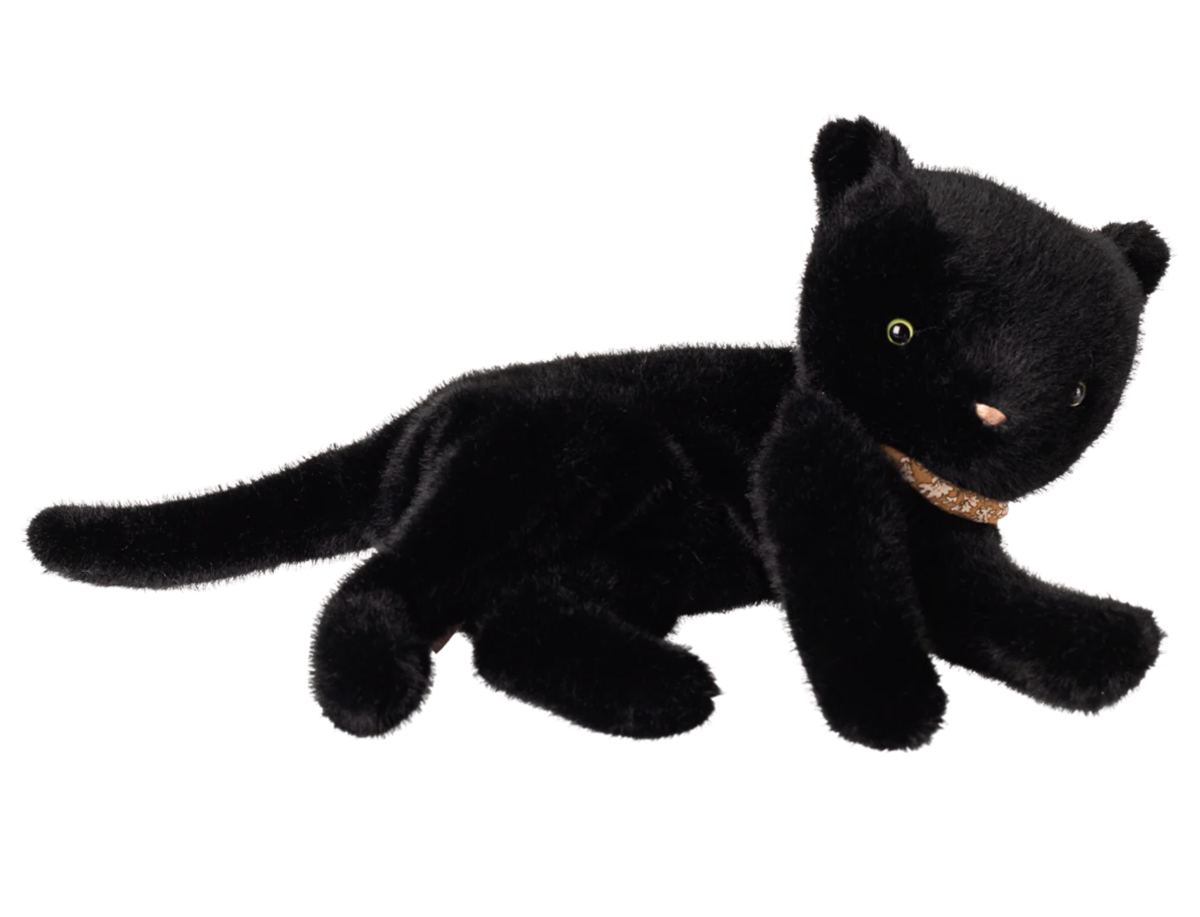 Sleeping Kitten Plush, Medium - Black