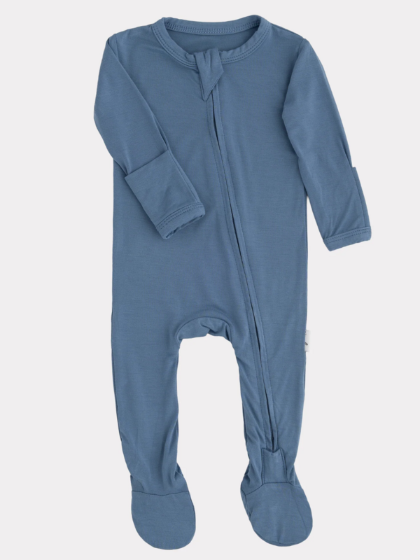 Pip + Phee Bamboo Footie - Dusk