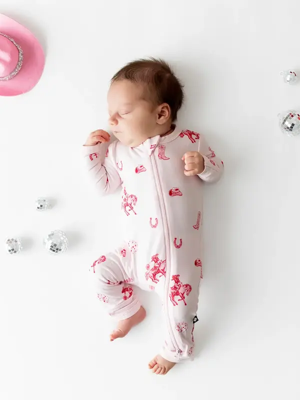 Kyte Zipper Romper - Disco Cowgirl